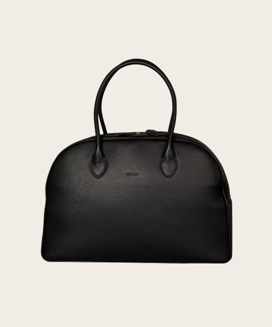 Businesstasche Valentina Couture in schwarz aus italienischem Leder in Handarbeit in einer deutschen Manufaktur hergestellt.